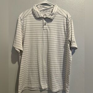 Under Armour Heat Gear striped Polo XL
